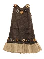 brown wool baby dress camilla