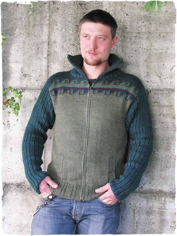 Matteo Alpaka Strickjacke