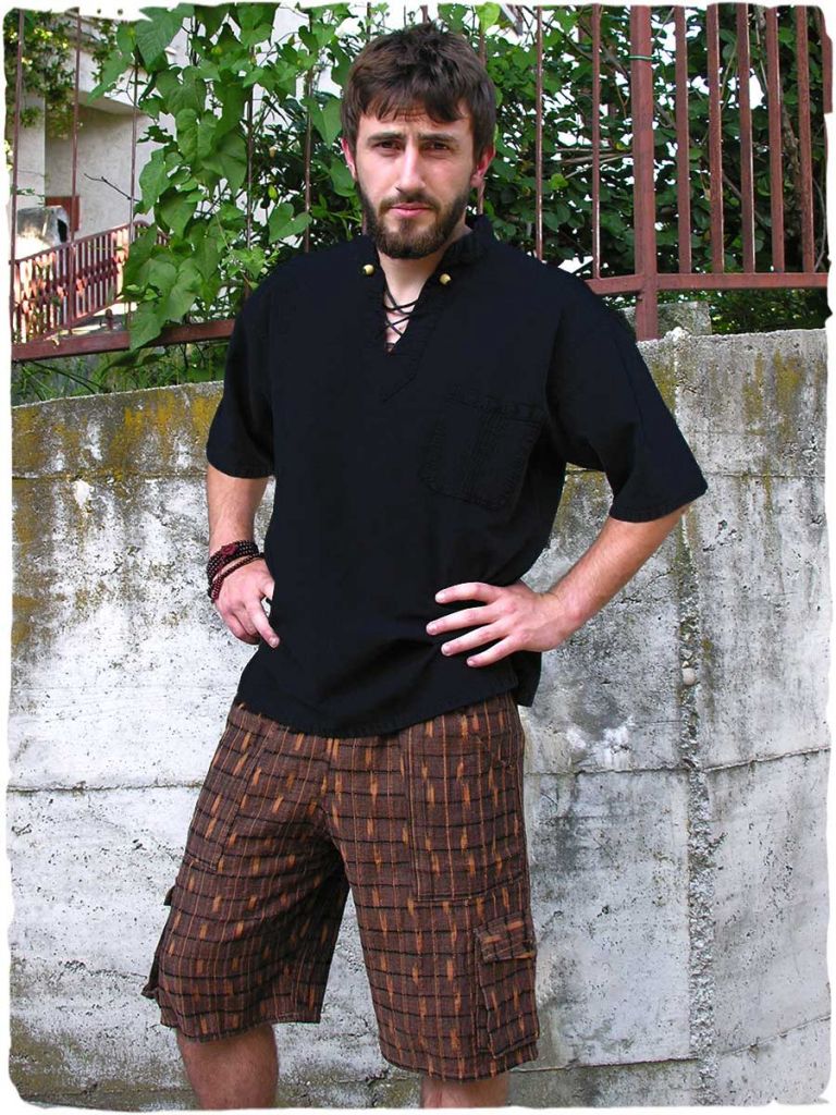 camicia uomo shane nero scuro