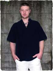 shane camicia uomo blu notte
