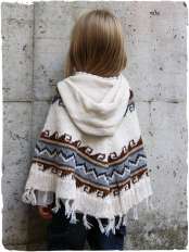 santana kid wool poncho
