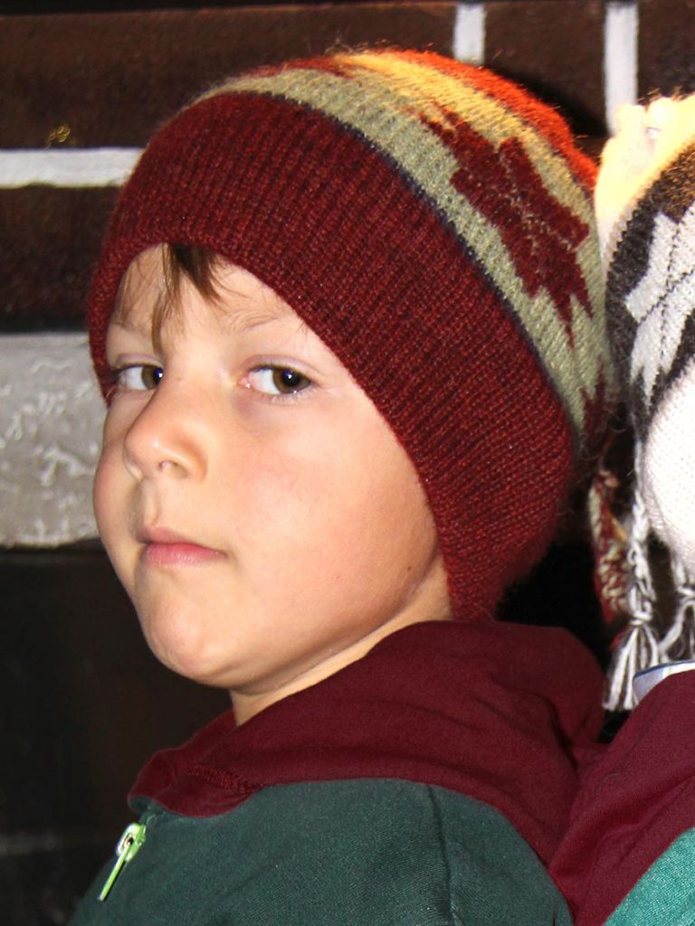 gorro lana de alpaca nios boris