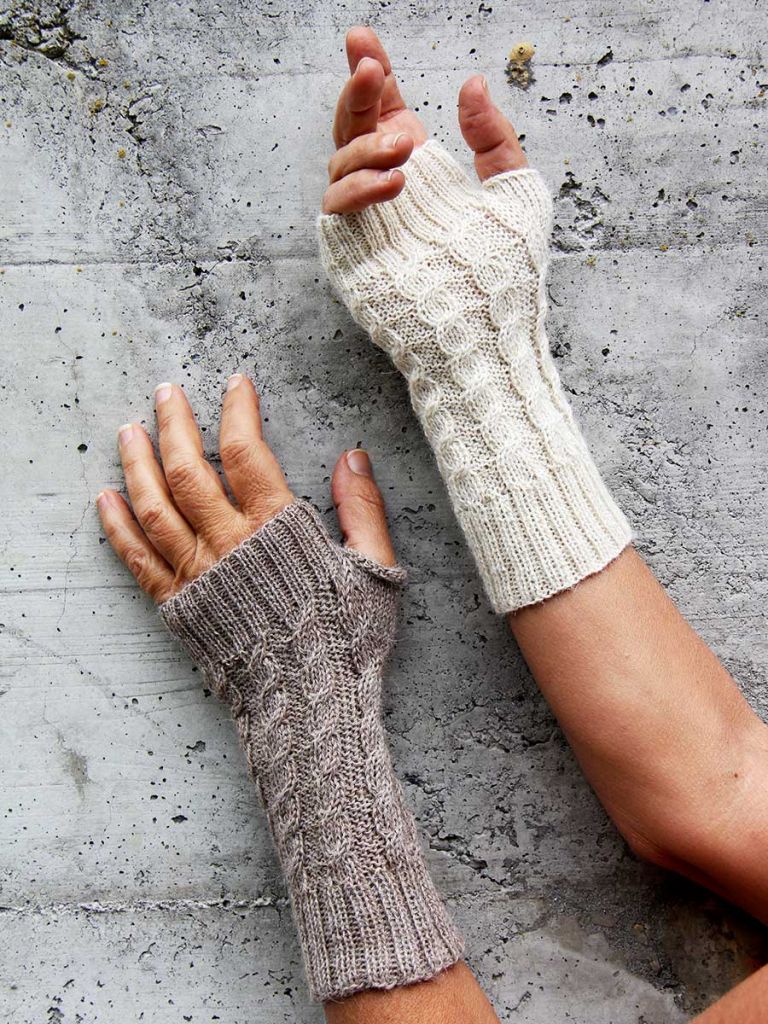 guanti muffola alpaca baby