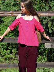 blouse paules nues luana