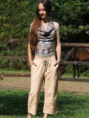 pantalones acampanados lorena