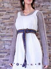 robe blanc alpaga maddalena nazca