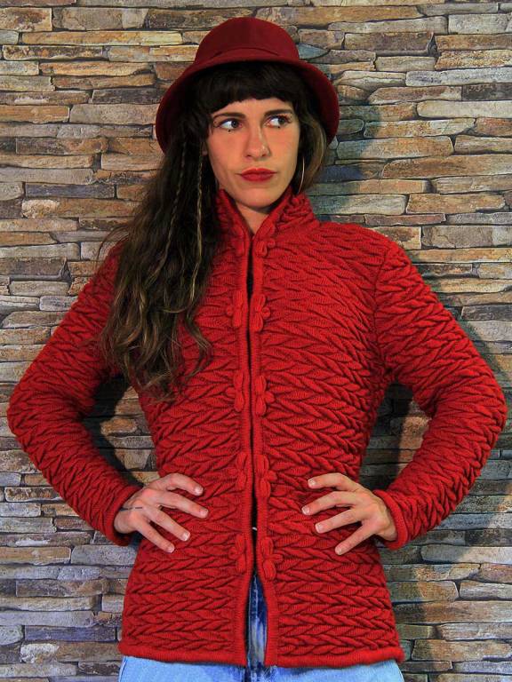 Alpaka Damen Cardigan Kira