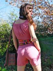 salopette courte femme alba