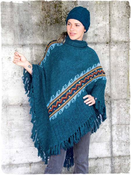 Ambra Alpaka Poncho