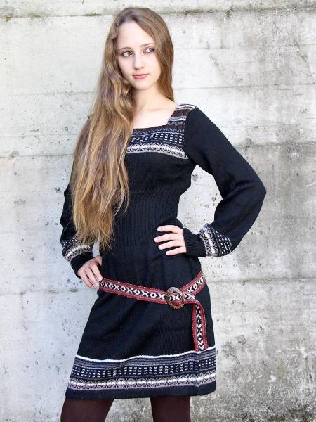 Giuditta kurzer Alpaka Kleid