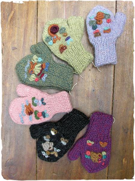 Arpilleras Alpakawolle Fausthandschuh