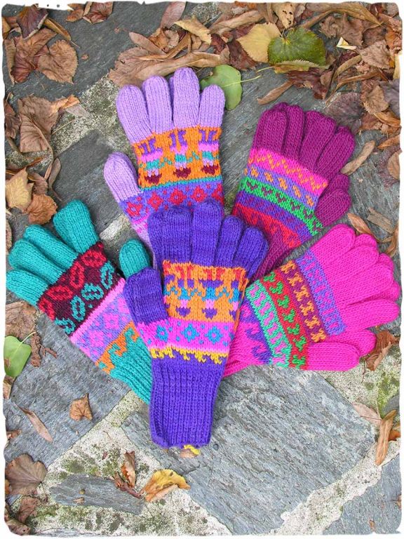 Merinowolle Handschuhe Tom - Merinowolle Handschuhe - La Mamita