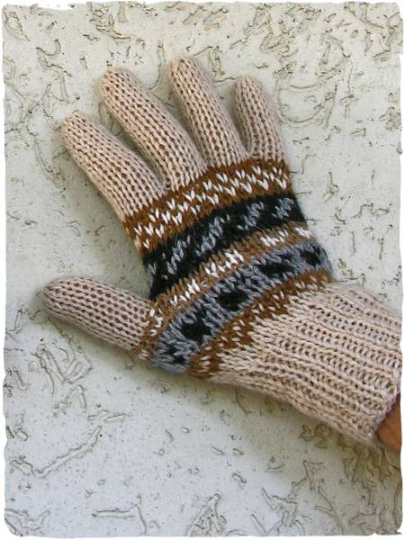 Etnico Alpakawolle Handschuhe