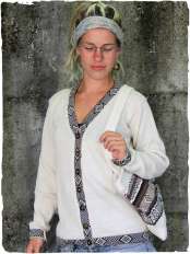 dayana cardigan di lana bianco