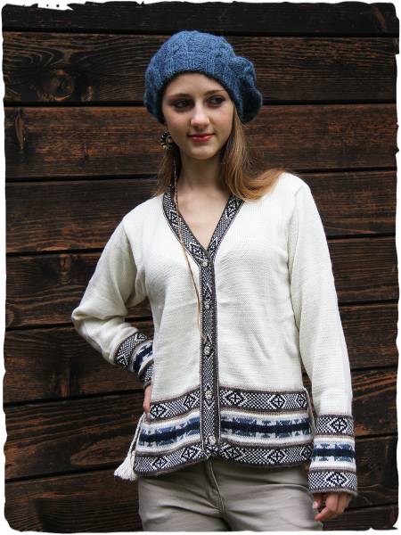 Cuzco Alpaka-Strickjacke