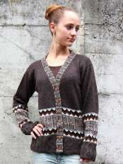 cardigan alpaca donna debora