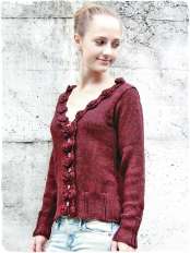 alpaka strickjacke damen