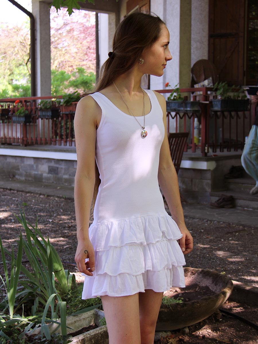 vestito di maglina cotone bio