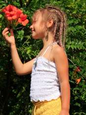 top in cotone per bambina kelly