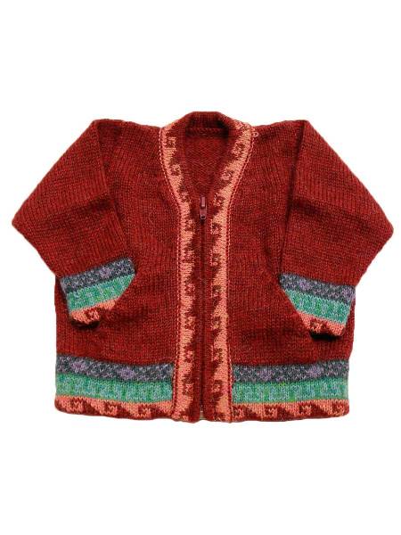 Baby Strickjacke aus Alpaka Enea
