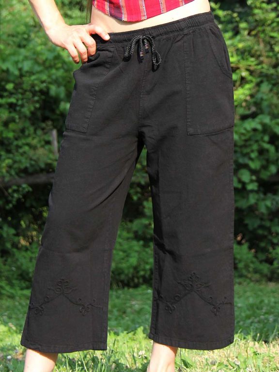 pantaloni ginocchio larghi lorena