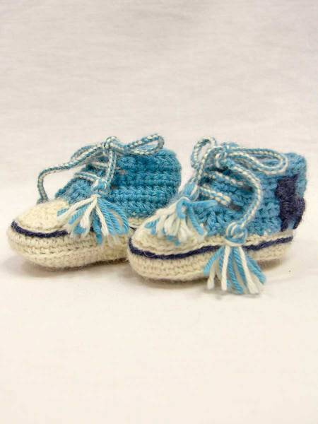 Baby-Alpaka Häkeln Babyschuhe Pippo