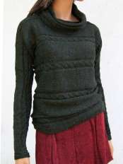 Hohe Hals Alpaka Pullover - Celia.