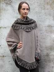 poncho damen wolle - Aiko.