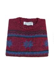 pull laine alpaga rouge Sasha.