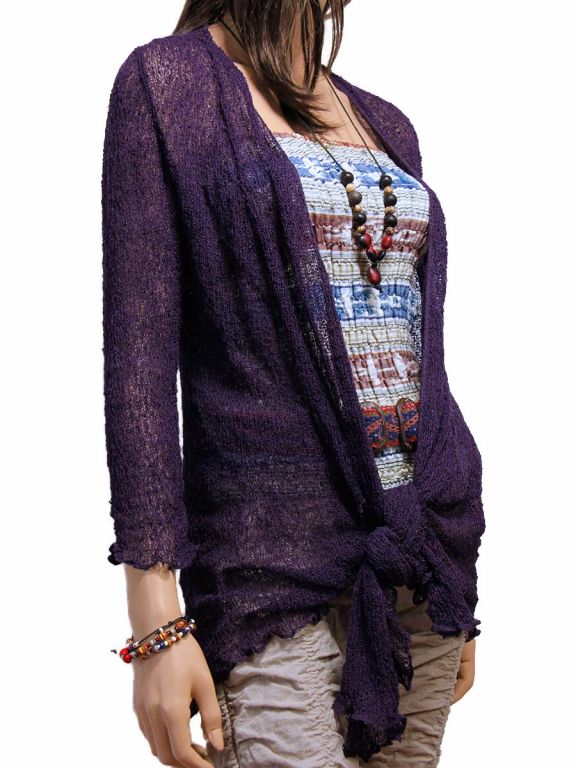 Cardigan femme style bohème Yoko.