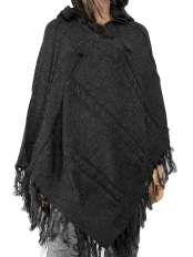 Poncho con capucha Octavia.
