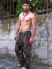Pantaloni etnici uomo Commando.