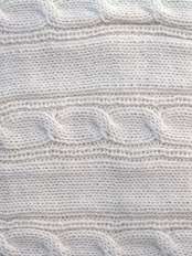 Treccia alpaca neck warmer.