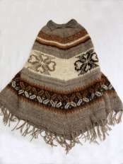 Peruvian Alpaca poncho Bolivia.