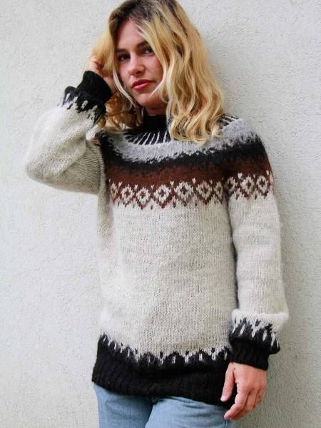 Alpaka Strickpullover Isla