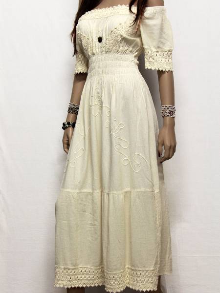 Country look Damen Kleid