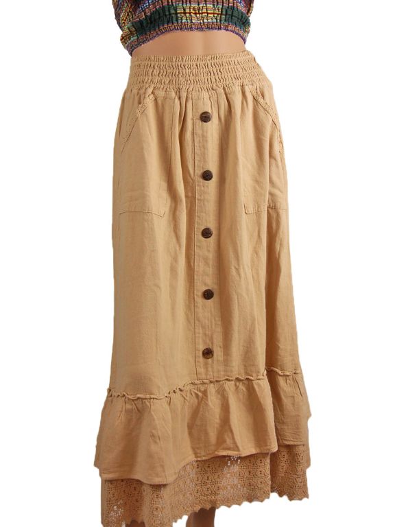 Maxirock Sommer Boho Selly, Sommer langer Rock