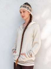 Maglione con cappuccio Angelina.