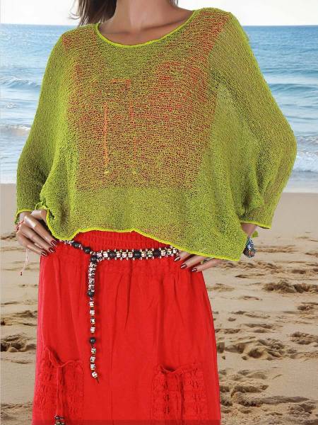 Leichter Sommer Poncho Mila