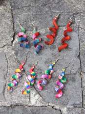 Ohrringe bunt Ines.