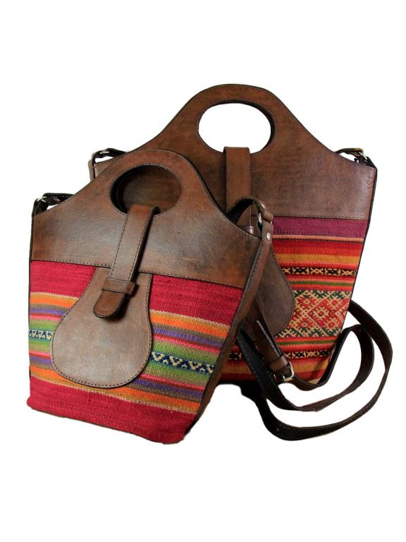 Bolsa de cuero artesanal Nella.