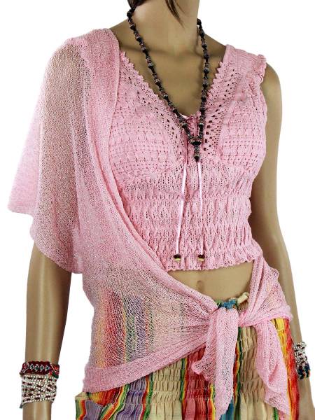 Hippie Blusen Damen