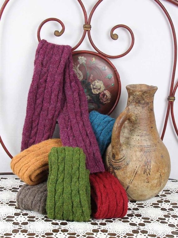 Stulpen Für Damen Im Maillard-Style - Beinwärmer Für Kalte Tage In Schwarz