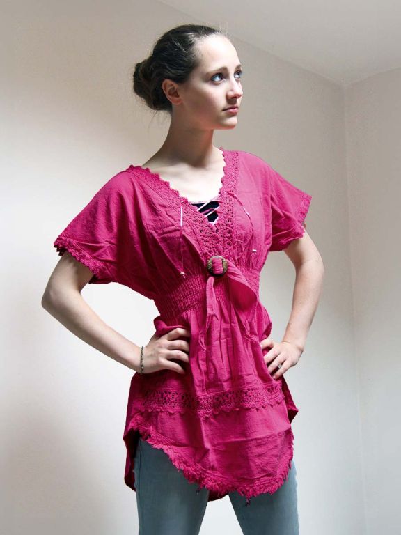 tunica estiva stile boho Esmeralda.