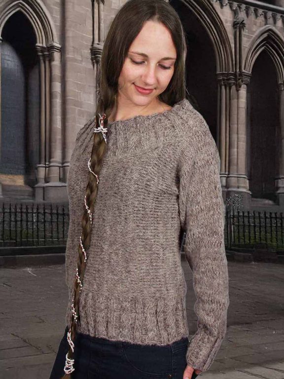 Zopfpullover Damen Mercedes