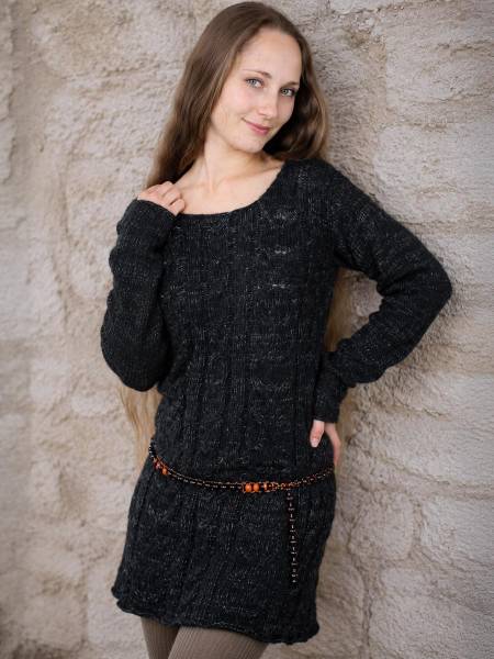 Winterkleid Damen Langarm Buika