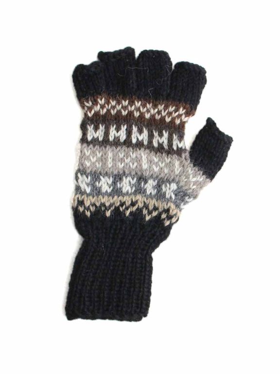 Handschuhe ohne Finger - Alpaka Handschuhe - La Mamita