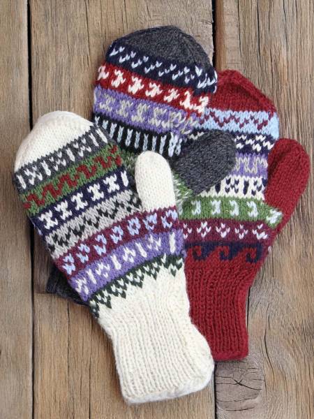 Damenhandschuhe - Alpaka-Handschuhe - La Mamita