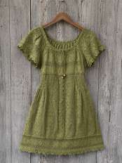 Short sleeve cotton dress Mistral.