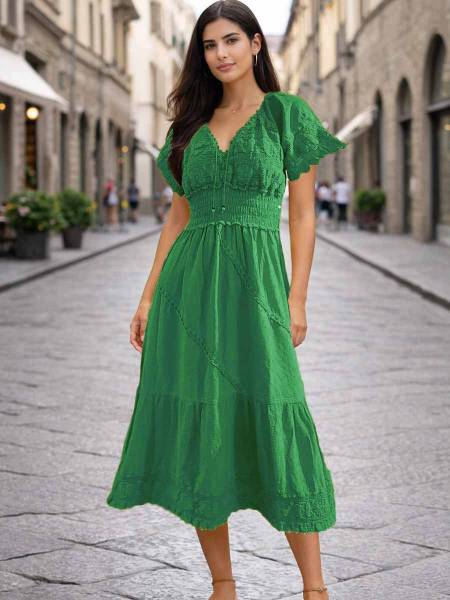 Kurzarm Kleid Morena